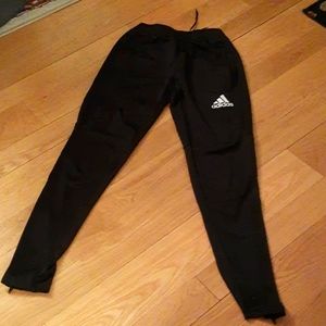 Adidas Men's XS Sweat Pants. Black and White.